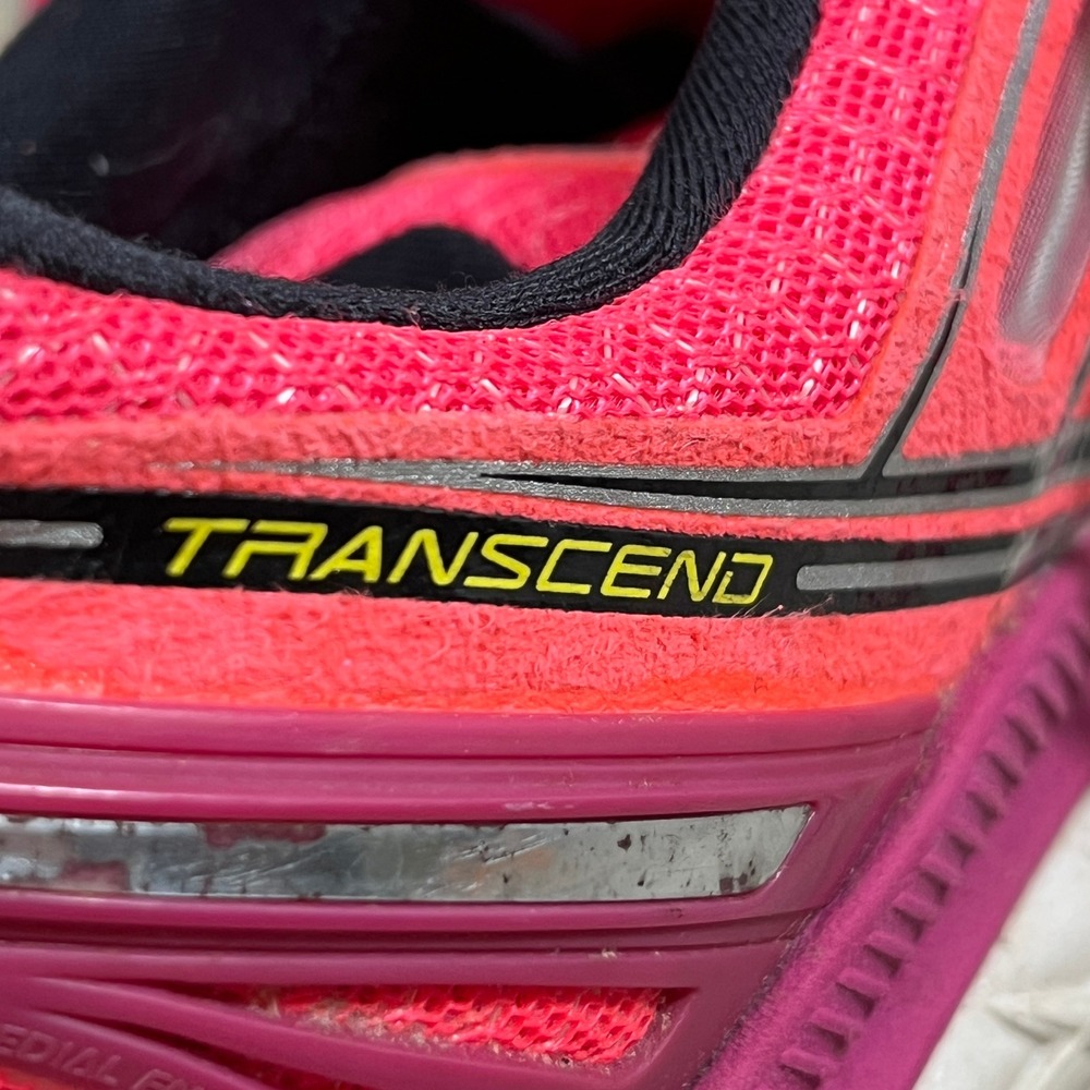 Brooks Transcend Running Shoes Womens 7 Pink Ultimate Ride Sneakers 1201501B878 - Picture 8 of 10